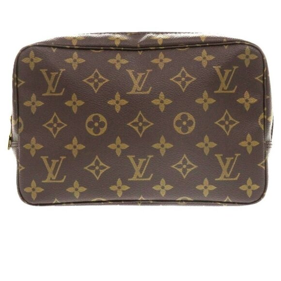 LOUIS VUITTON Brown Monogram Pouch - Picture 2 of 8